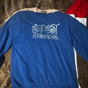 Stussy Royal Blue International Sweatshirt